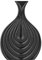 Vase Décoratif de Forme de Cruche fabriqué en Grès Noir de 25 cm de Hauteur au Style Moderne