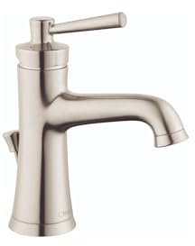 hansgrohe Joleena 04771820 Übergangs-Waschbeckenarmatur mit 1 Griff, 20,3 cm hoch, gebürstetes Nickel, 04771820