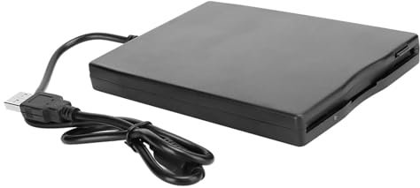 Lazmin 3,5 tragbares externes USB-Diskettenlaufwerk, Diskette 12 Mbit/s FDD-Diskettenleser für PC-Desktops