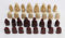 Veronese Design Dekofigur Schachfiguren Isle of Lewis, handbemalt, Kunstharz, elfenbeinfarben, 6,4 cm