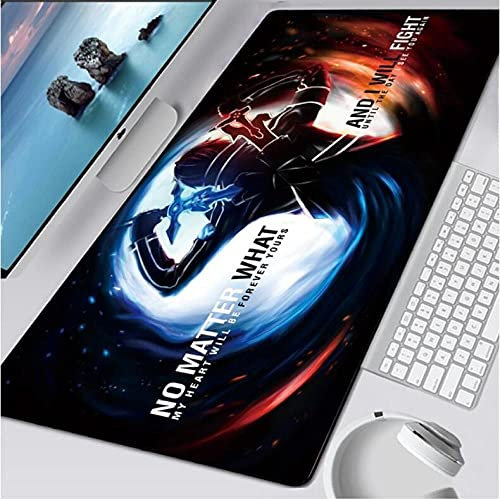 Tapis de Souris Anime Sword Art Online Tapis De Souris Gaming XXL Tapis De Souris Gamer Ordinateur Clavier Tapis 700X300mm