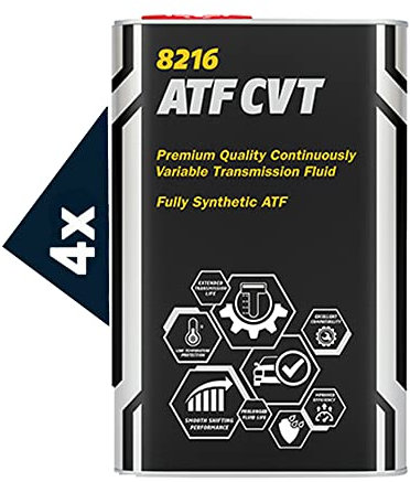 4x 4l, MANNOL 8216 CVT ATF Getriebeöl (5,78€/Liter)