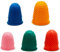 5 Stück Gummi Fingerhut zum Schutz der Fingerspitzen (5 Größen)