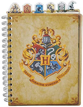Innovative Designs Harry Potter Hogwarts Writing Notebook & Tab Journal for Kids, Teens or Adults