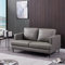 De RUCCI Ledersofa S123 Vittoria Bestes Preis-Leistungsverhältnis Echtleder im Komfortbereich (S128 Grau, 2 Sitzer)