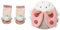 Fehn 054354 Rasselsocken Meerjungfrau – 12 cm & 068566 Kirschkernkissen Käfer – wohltuendes Wärme- und Kältekissen in süßem Käfer Design für Babys und Kleinkinder ab 0+ Monaten – 18 cm