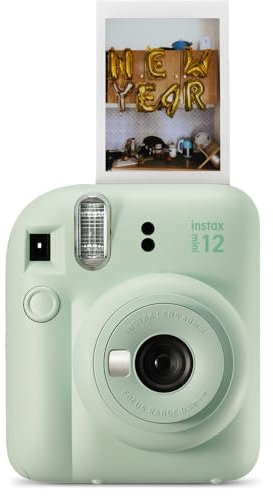 Fujifilm Instax Mini 12 - Fotocamera istantanea, colore: Verde menta