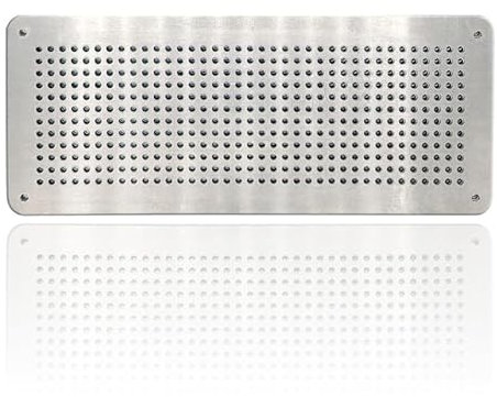 Air Brick Cover for Pest Proofing – Rat/Mouse Prevention Air Vent Cover – Aluminium Alloy Cover to Stop Rodents & pests Entering Property – for Internal or External use (Pack of 1, 100 X 250mm)