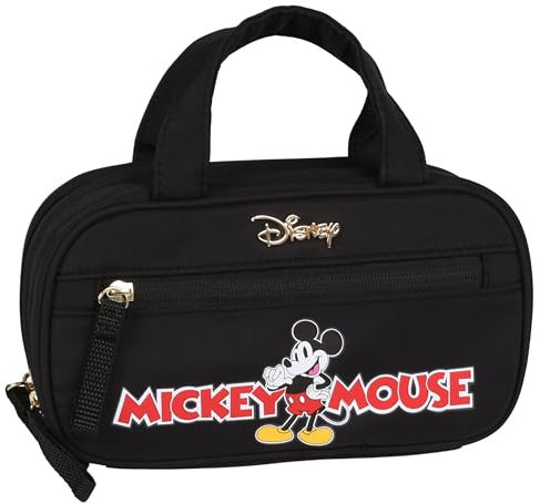 sarcia.eu Disney Trousse de Toilette de Voyage Mickey Mouse, fermée à glissière (Mickey Mouse Noir)