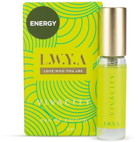 LWYA Women’s Perfume–Vivacity Scent–Citrus Herbal Fragrance, Bergamot, Pink Pomelo, Violet, Green Tea, Tonka Bean, Driftwood, Skin Musk, Eau de Parfum Spray for Women– 0.1floz