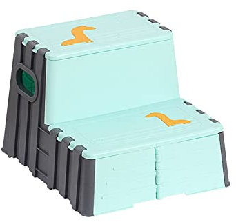 Csnbfiop Marchepied pliable double couche 2 marches pour tout-petits Tabouret pliant portable pour adultes