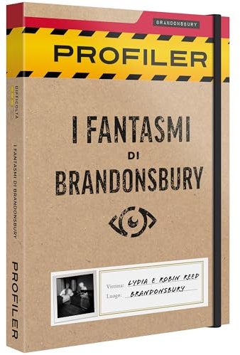 Platonia Games PROFILER - Fantasmi Di Brandonsbury - Scoprite gli oscuri segreti di un hotel maledetto - Gioco di società Escape Game - Gioco d'indagine collaborativa coinvolgente, 1-6 giocatori