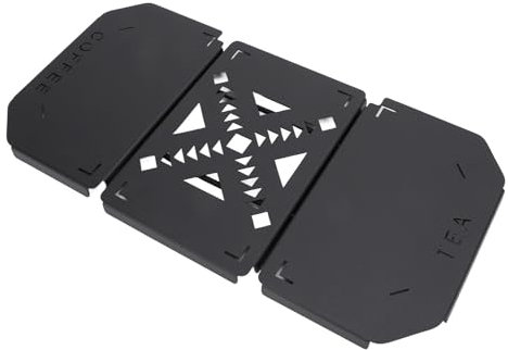 Zunate Mesa para Lonchera Stanley, Lonchera de Aleación de Aluminio, Placa de Mesa Plegable, Caja de Picnic Stanley, Tablero de Mesa Portátil para Acampar, Estación de café
