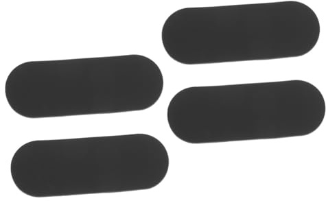 BESTonZON 4 Stück Drum Pad Schutzhülle Drum Head Pad Drum Head Patch Drum Head Kissen Bass Drum Patch Drum Head Silikon Pads Kick Drum Pedal Patch Bass Drumhead Patch Schwarz