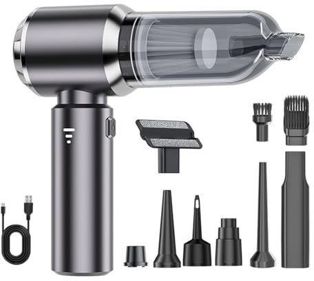 Handheld Car Vacuum, 4 In 1 Portable Vacuum Cleaner, Compact Car Vacuum Cleaner, Cordless Handheld Car Vacuum, Car And Home Vacuum, Travel Vacuum Cleaner, Desktop Vacuum Cleaner, Car Cleaning Tool
