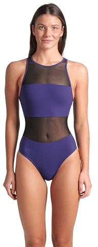 arena Mesh Panels Badeanzug für Damen, Größe:40