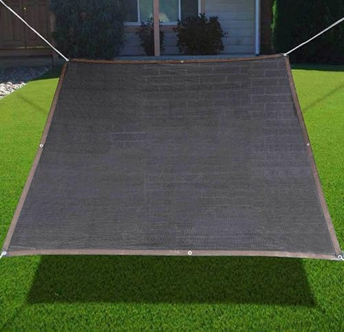 AuMarndi Filet Ombrage Extérieur 3x4 Ombrage Terrasse Voile d'ombrage 3x3m Bache pour Pergola Toile d'ombrage Rectangulaire 4x5m,black-5x5m