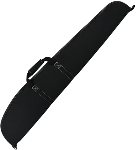 AUMTISC Gewehr-Weichkoffer Langer Einzelwaffenkoffer,Schusswaffen-Transportkoffer mit Schaumstoffpolsterung 131/138cm für Jagd im Freien Schießübungen