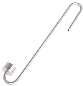 YUOIUX CO2-Diffusor aus Edelstahl, Zerstäuber für Aquarium, gepflanzt, für reiches CO2, leises Sprudeln, einfach zu verwenden