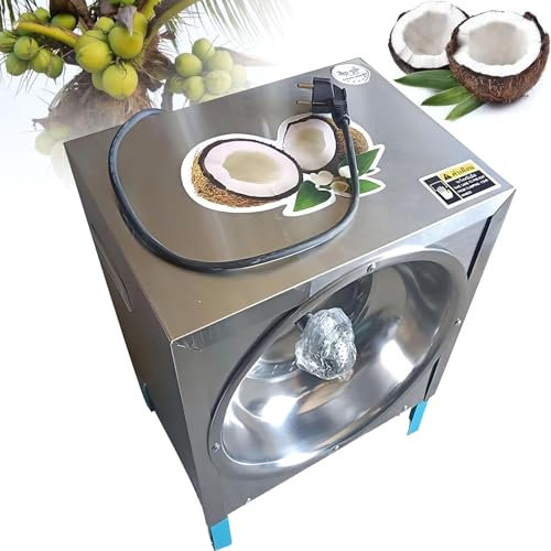Vertical Coconut Scraper Grater, Commercial Electric Coconut Grater Machine, Coconut Processing Machine, Coconut Meat Scraper for Processing Shop, Restaurant, Bakery