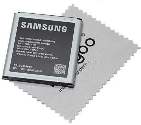 Batterie pour d'origine Samsung BG360BBE pour Samsung Galaxy Core Prime (G360F/G361F) mungoo ecran Chiffon de Nettoyage