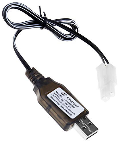 OTOTEC L6.2-2P Câble d'alimentation USB pour voiture télécommandée 9,6 V 200 mA Ni-MH Ni-CD Batterie