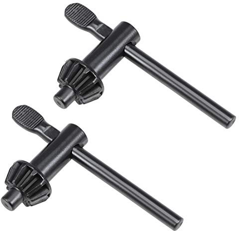 sourcing map Chuck Key 9mm Key 11 Teeth for 5-20mm Drill Chuck Black 2pcs
