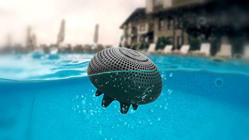 Enceinte Waterproof Flottante Noire - Mob | Enceinte Floaty Noir | Haut-Parleur Bluetooth avec Micro Intégré | 9 Heures d’Autonomie