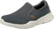 Skechers EQUALIZER 4.0, Men's EQUALIZER 4.0, Grey (Charcoal Mesh/Pu/Orange Trim Ccor), 7 UK (41 EU)