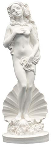 Helcee Handgefertigte Alabaster-Aphrodit-Statue, 16,5 cm