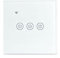 Yagusmart Wifi Smart Wall Light Switch, No Neutral Wire Required,No Hub Required, Compatible with Alexa and Google Home, APP Remote Control, Timing Function, Voice Control(3 gang) white