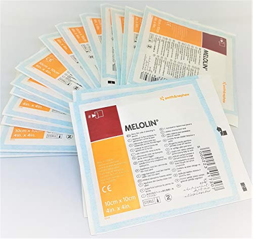 Melolin 10cm x 10cm Sterile Non-Adherent Dressings Pack of 5