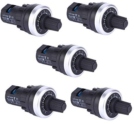 5 x Potentiometer zur Plattenmontage, VSD/VFD, Drehpotentiometer, 10 K.