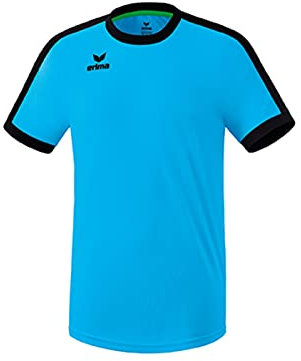 Erima Unisex Erwachsene Retro Star Trikot (3132129), Curacao/schwarz, L
