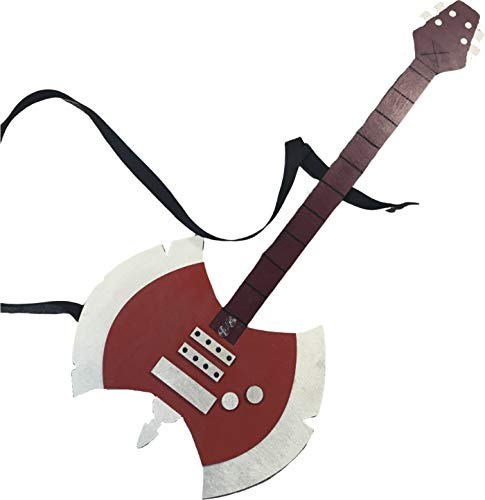 Vampire Queen Axe Guitar – 33 Handmade Wooden Replica | Adult Size Cosplay Prop | Breaks Down into 2 Pieces | Made in USA