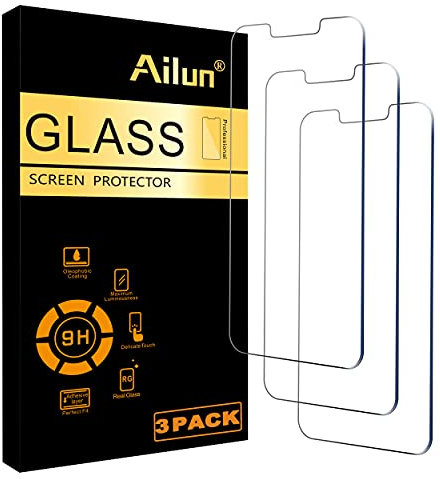Ailun Glass Screen Protector Compatible for iPhone 14 Plus/iPhone 13 Pro Max [6.7 Inch Display], 3 Pack Case Friendly Tempered Glass