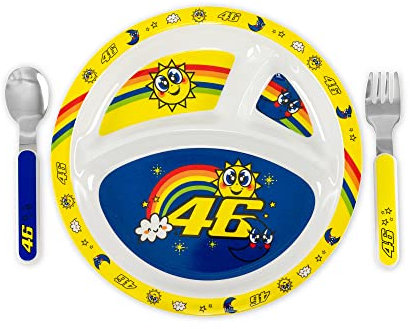 Valentino Rossi Essensset Für Kinder 46,Unisex,One Size,Multi