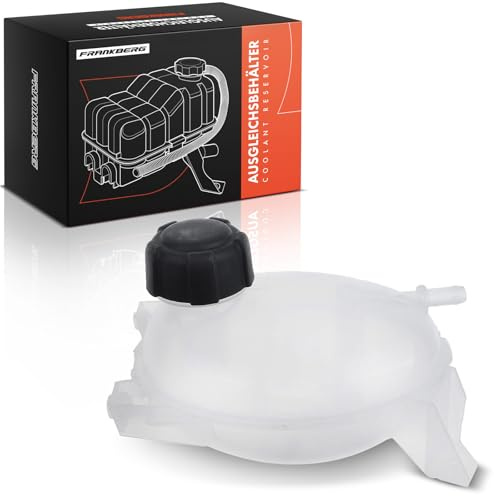 Frankberg Réservoir de compensation pour liquide de refroidissement | Compatible avec S.andero II TCe 90 C.aptur I H5 J5 0.9 TCe 90 Clio IV BH 1.2 16V Logan MCV II TCe 90 Remplacer# 217107259R