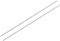 sourcing map 2 Stk HSS Spiralbohrer (Hochgeschwindigkeitsstahl) Extra lange Twist Bohrer 2mm Bohrdurchmesser 160mm Länge