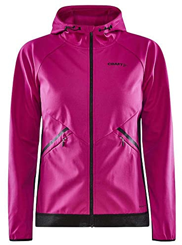 Craft Damen Glide Hoodie Jacke, roxo, M