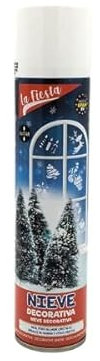 Neve Decorazioni Albero di Natale, Presepe Finestre e Vetrine, Bomboletta da 300 ml