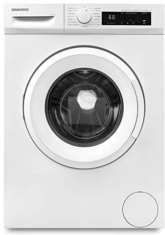 Daewoo WM612T0WU0DE Waschmaschine Frontlader / 6 kg / 1200 U/min / 15 Programme inklusive 15 min Kurzprogramm / AquaStop / Weiß