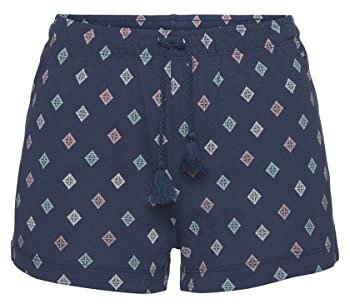 s.Oliver Damen Ak-215-47 Pyjamaunterteil, Dunkelblau Krawattenmuster, 44-46 EU