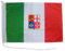 GUSTO Bandiera Italia Marina Civile 30 x 45 cm con Tessuto Nautico 115 gr per Barca Mare Spiaggia Tessuto Resistente alle Intemperie e Sbandieramento (30 x 45 - Marina Civile)