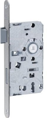 ABUS ES BB L S 55 72 20 – Einsteckschloss, Schlüssel, ES Achse 55/Abstand 72 mm, Grau