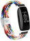 KUWAI Armband für Fitbit Ace 2/Ace 3 ArmBand, Nylon Geflochtenes Armbänder mit Fitbit Ace 2/Ace 3 ArmBand Rostfreier Stahl Ersatz Einstellbares Loop Band für Fitbit Ace 2/Ace 3 ArmBand (A)