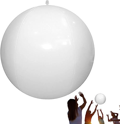 LED-Wasserball, der im Dunkeln leuchtet,Leuchtende Glow-Ball-Pool-Spielzeuge - Aufblasbare Outdoor-Pool-Strand-Partyspiele, heller LED-Leucht-Wasserball für Erwachsene, Mädchen, Kinder, Jungen Zorq