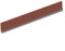 CWOQOCW Door Bottom Brush Seal Strip, 100CM Insectproof Soundproof Draught Excluder Aluminium Metal Door Bottom Sweep Seal Strip(Brown)