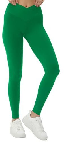 sissycos St. Patricks Day Leggings Damen Grün Irish Shamrocks Leggings Lucky Leprechaun Yoga Sexy Hosen Nahtlose Strumpfhose Frauen(Irisch Grün,M