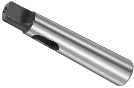 CoCud Morse Taper Drill Sleeve Reducing Adapter, MT2 to MT1, Steel Chuck Sleeve Holder Center - (Applications: for Lathe Milling Part Shank Drill)